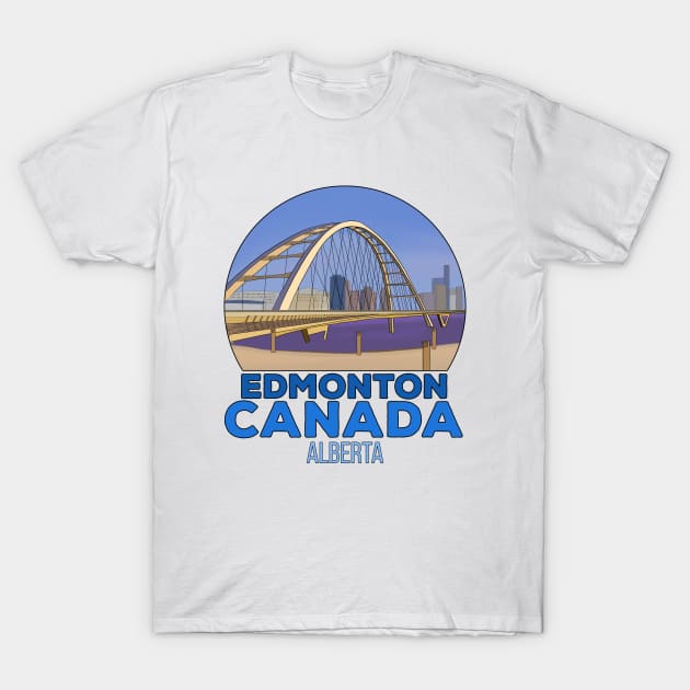 Waterdale Bridge Edmonton Canada T-Shirt by DiegoCarvalho